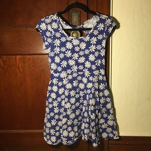 Cutout Sunflower Dress